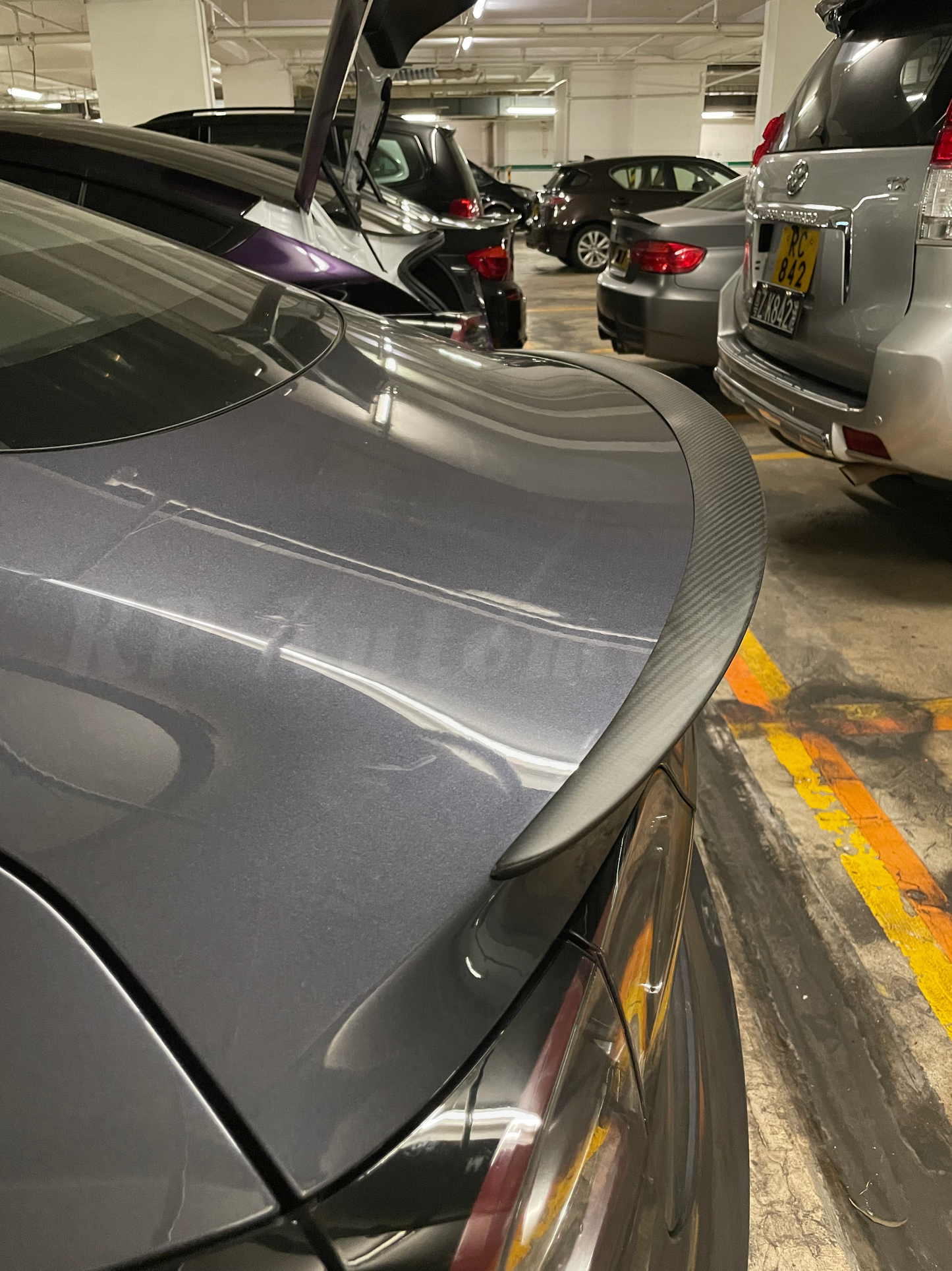 KPA Model 3 Matte Carbon Performance Style Spoiler