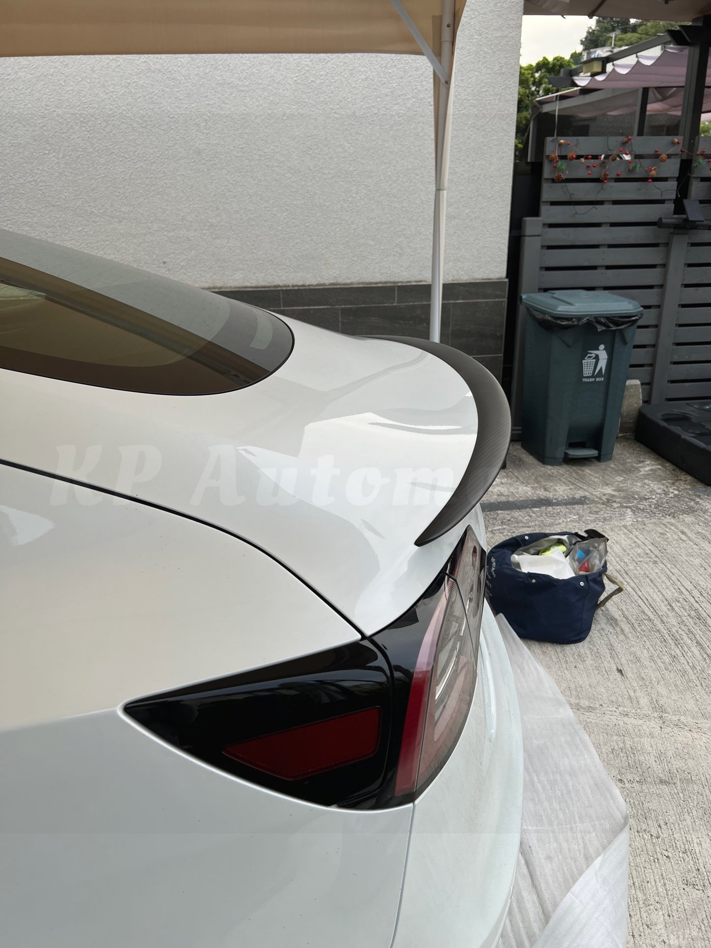 KPA Model 3 Matte Carbon Performance Style Spoiler